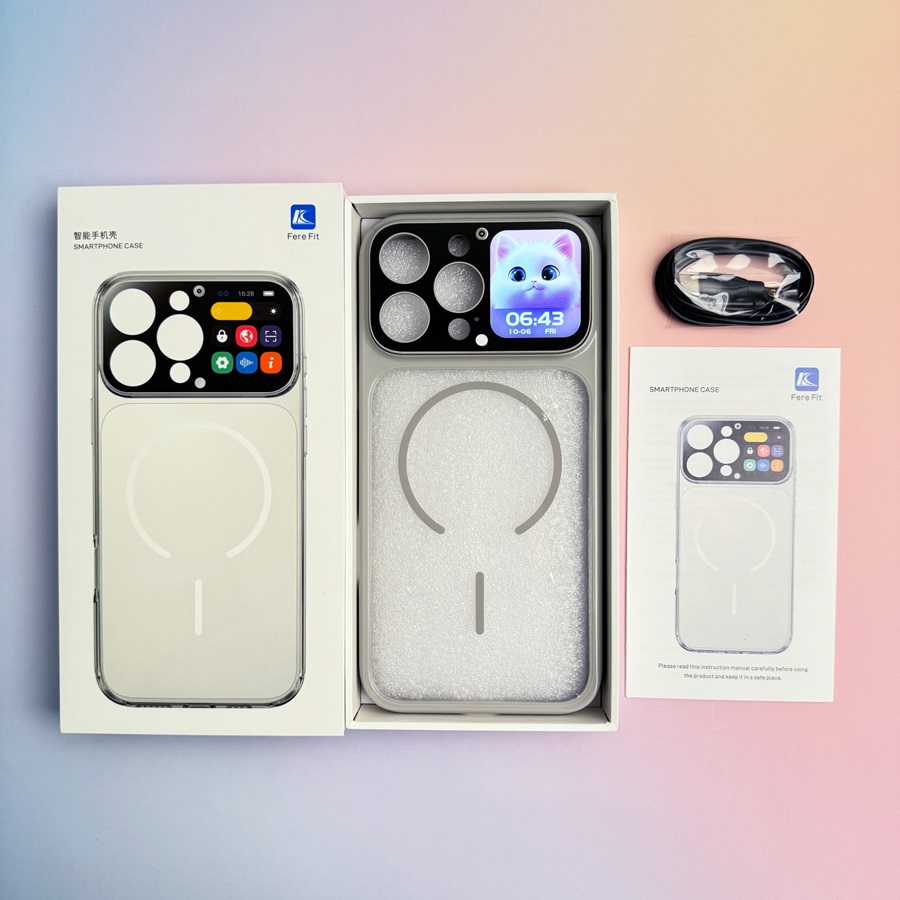 Phone Accessories Display - 아이폰 16 프로 맥스용 스마트 윈도우