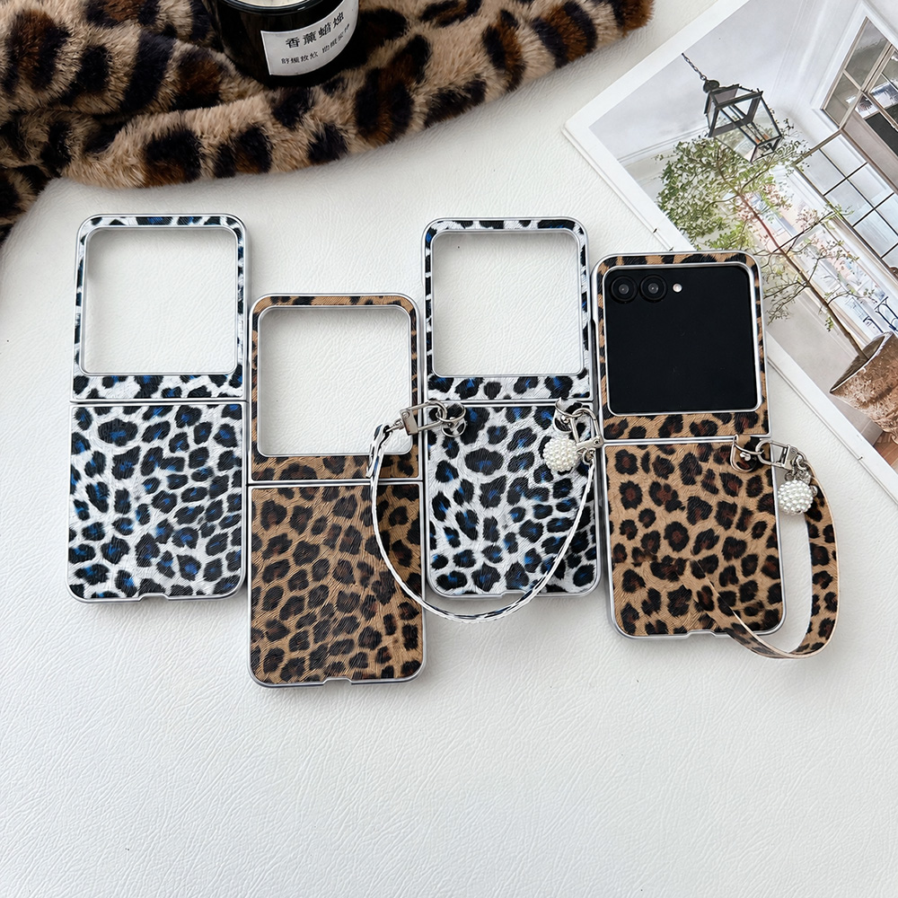 Phone Accessories Pouch - 모토로라 레이저 60 50 울트라용 레오파드