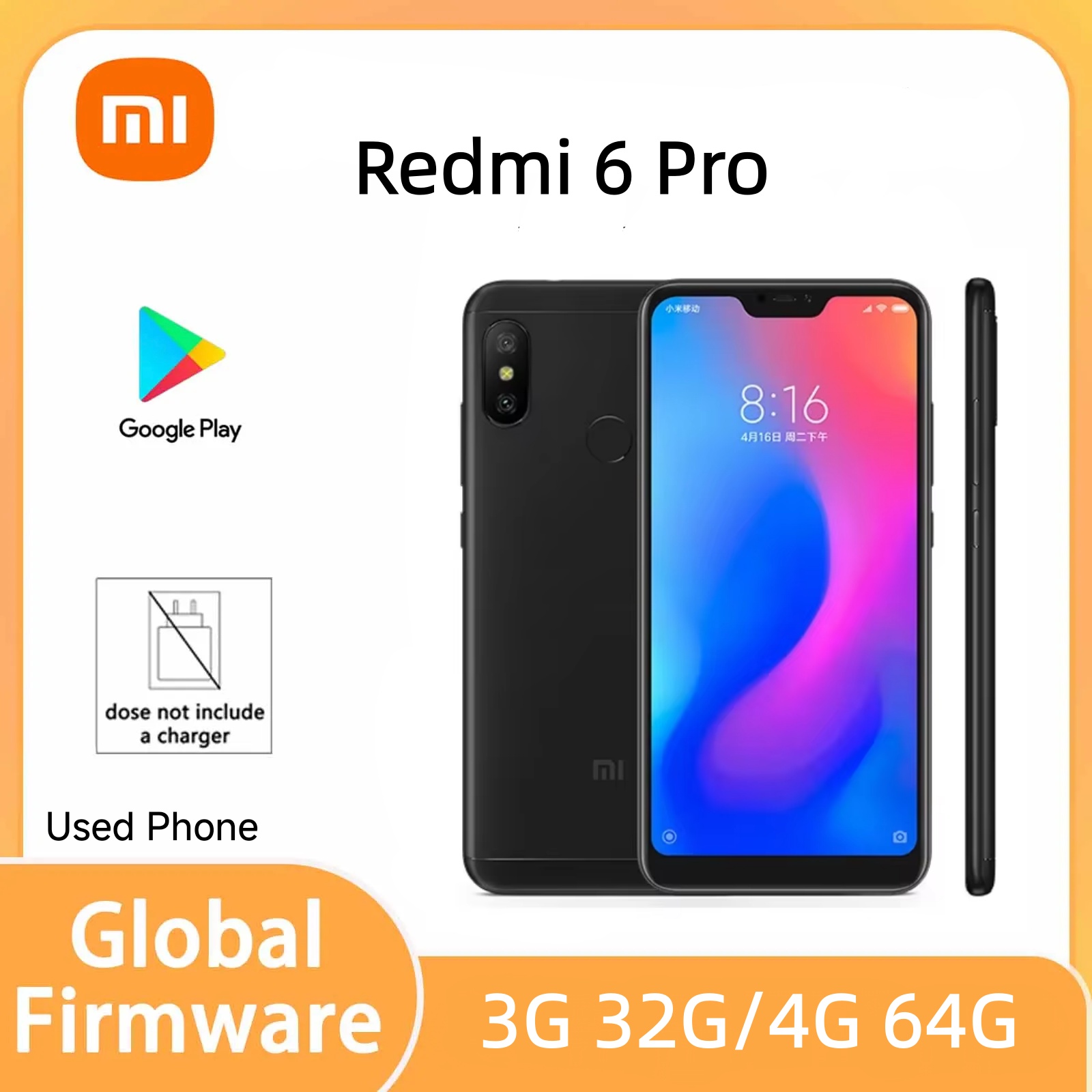 Phone Accessories Display - 샤오미 레드미 6 프로 4g 64g
