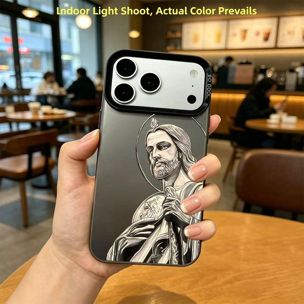 X Phone Accessories - 산 유다 타데오 패턴 디자인 아이폰