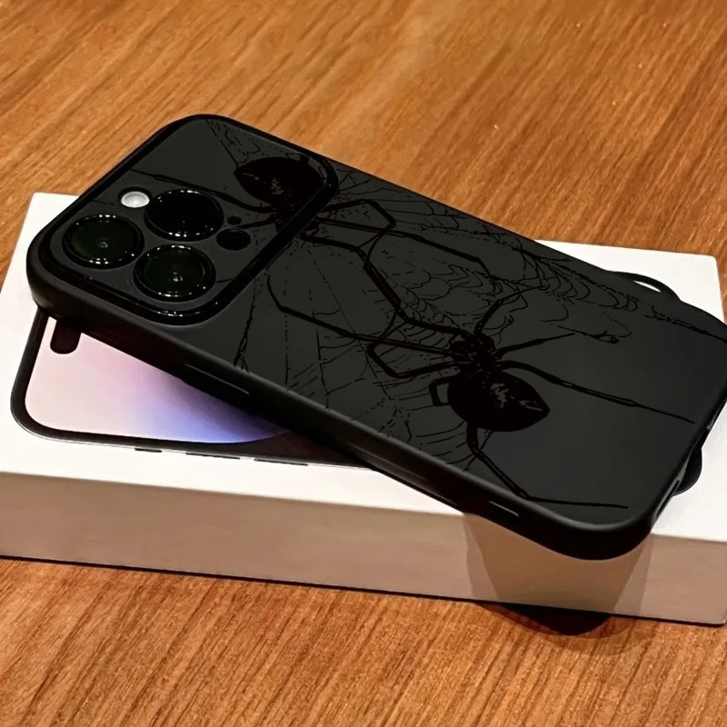 X Phone Accessories - 멋진 블랙 스파이더 패턴 아이폰 11