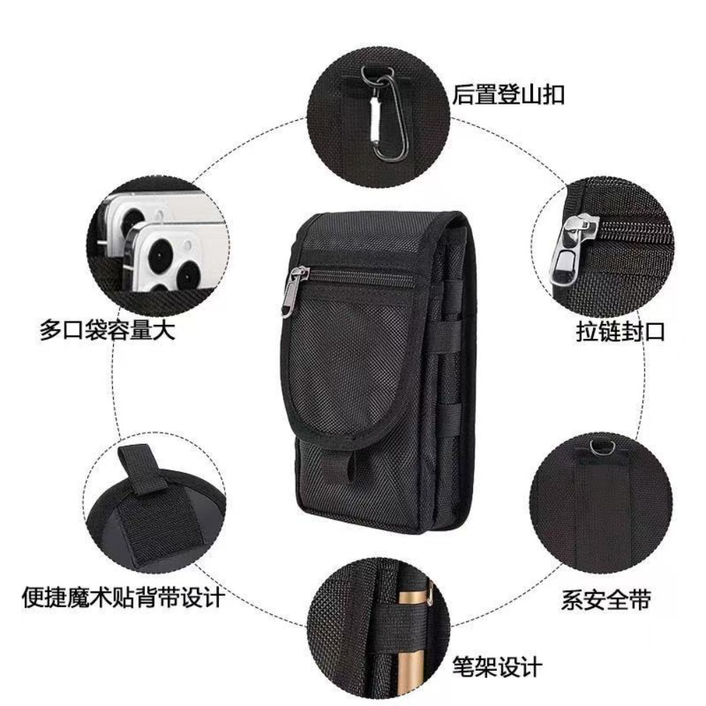다기능 휴대폰 가방 6.3인치 옥스포드 원단 포켓 휴대 - Phone Accessories Pouch 리뷰 및 가격