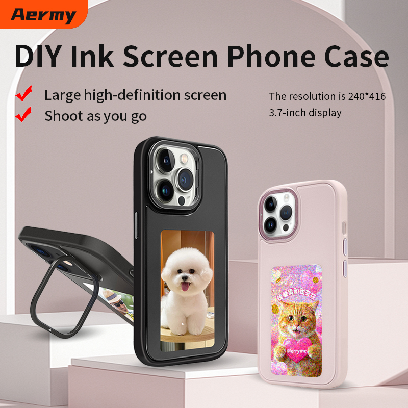 NFC 스마트 E-잉크 폰 케이스 DIY 개인 맞춤형  - Phone Accessories Display 리뷰 및 가격