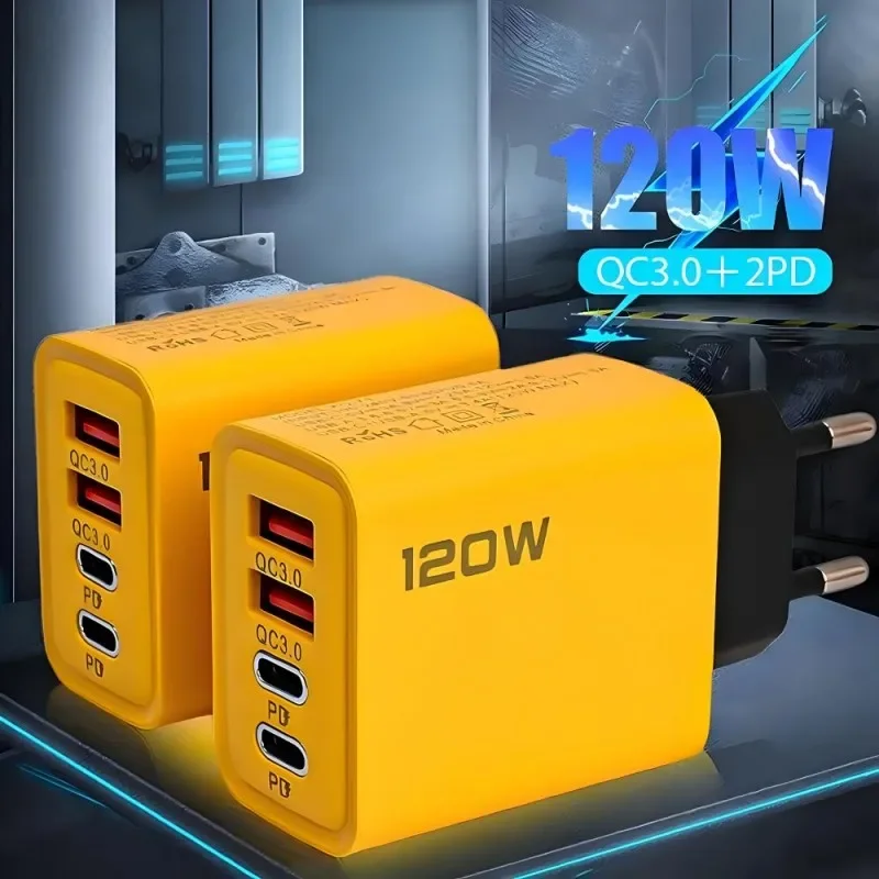 120W 4포트 초고속 충전 타입-C GaN 휴대폰 충 - Phone Accessories Supplier 리뷰 및 가격