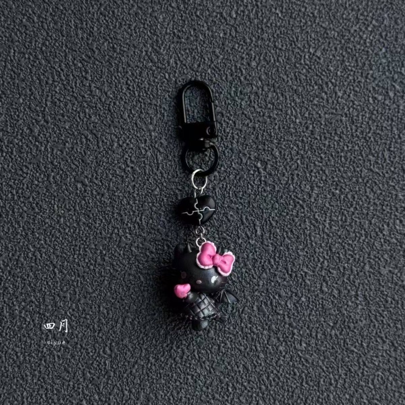 카와이 헬로 키티 핑크 고양이 리본 키 가방 펜던트 애 - Phone Accessories Supplier 리뷰 및 가격
