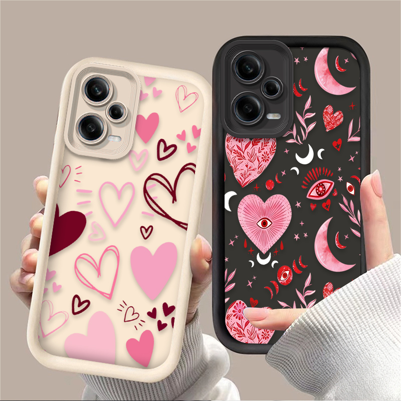 핑크 하트 모양 샤오미 레드미 A5 A4 A3 A3X  - X Phone Accessories 리뷰 및 가격