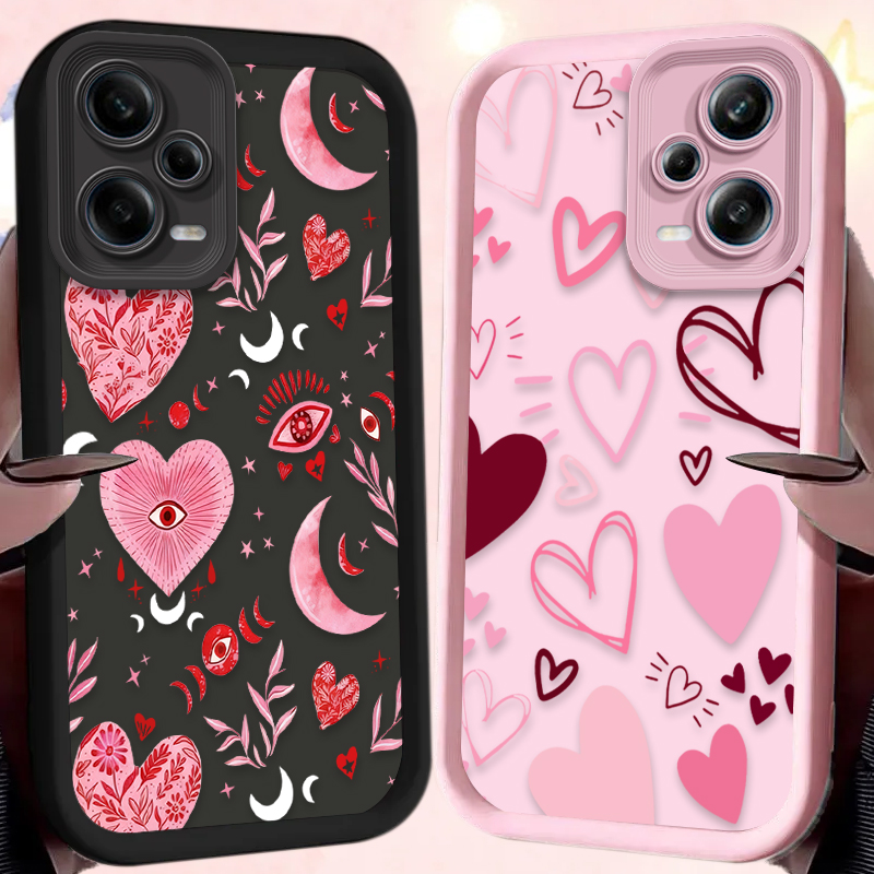 핑크 하트 모양 샤오미 레드미 A5 A4 A3 A3X  - X Phone Accessories 리뷰 및 가격