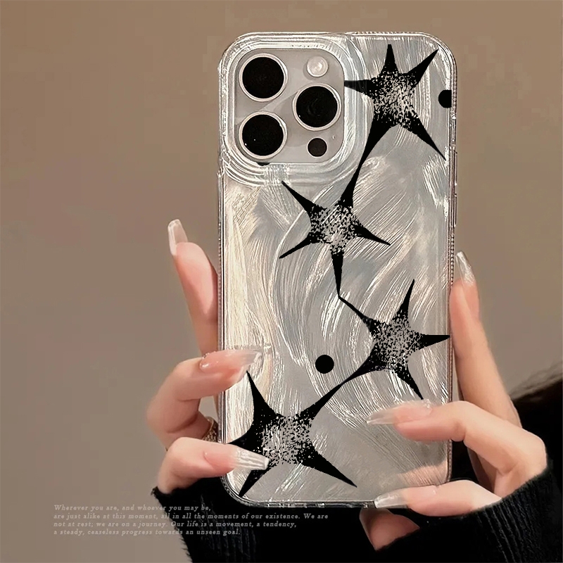 샤이닝 스타 트렌디 패턴 폰 케이스 (아이폰 17, 1 - X Phone Accessories 리뷰 및 가격