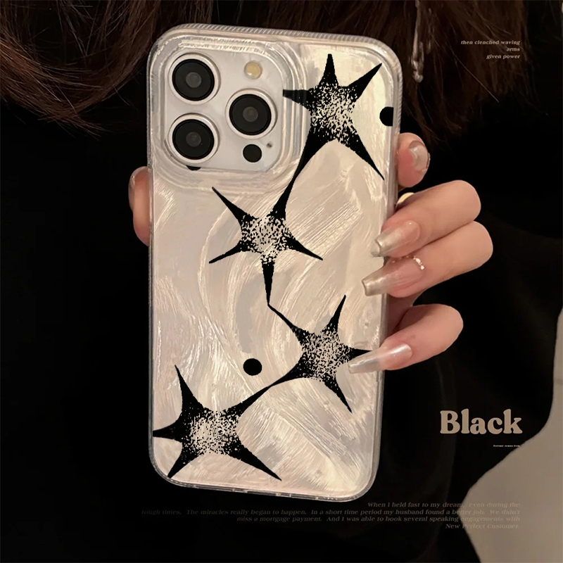 샤이닝 스타 트렌디 패턴 폰 케이스 (아이폰 17, 1 - X Phone Accessories 리뷰 및 가격