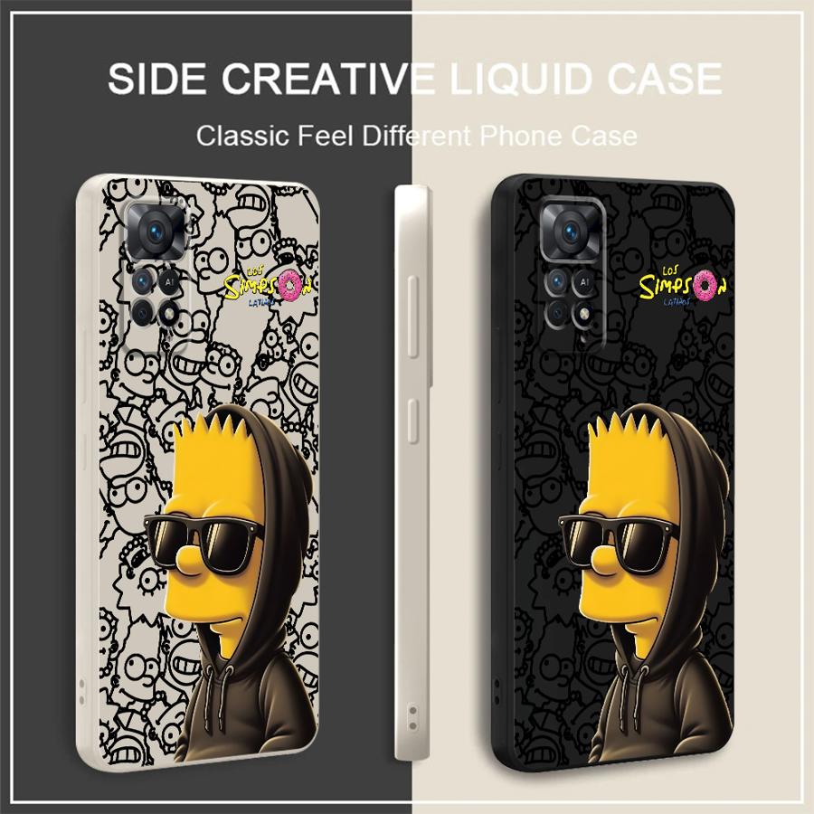 심슨 가족 멋진 바트 케이스 (샤오미 레드미 노트 15 - X Phone Accessories 리뷰 및 가격