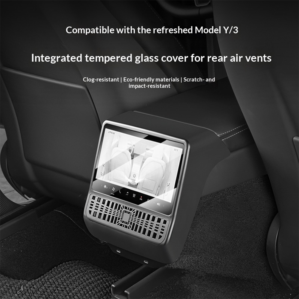 테슬라 모델 YL Y 3 리프레시 차량용 후면 에어컨  - Tempered Glass Screen 리뷰 및 가격