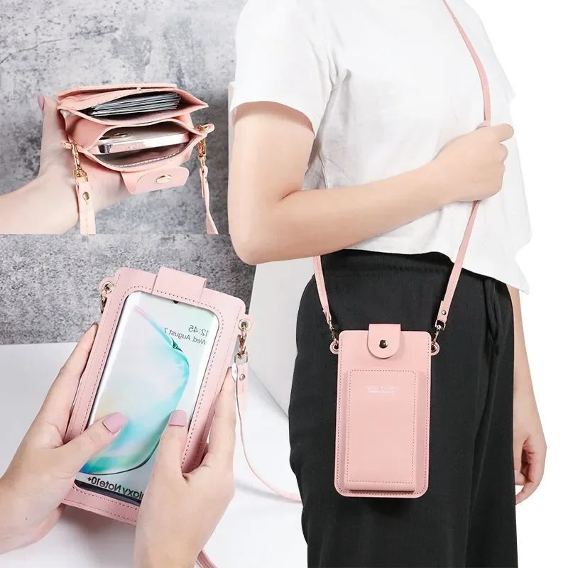 여성용 크로스바디 휴대폰 가방, 소녀용 범용 휴대폰 정 - Phone Accessories Pouch 리뷰 및 가격